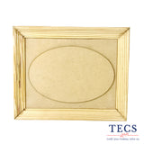 Double Edge Photo Frame with Oval