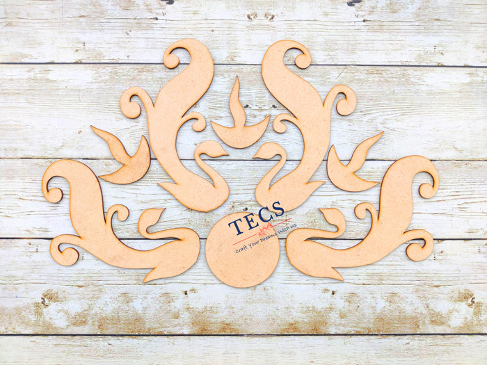 Peacock Rangoli Base 1