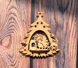 3D Hanging Ornament Tree Wall Decor