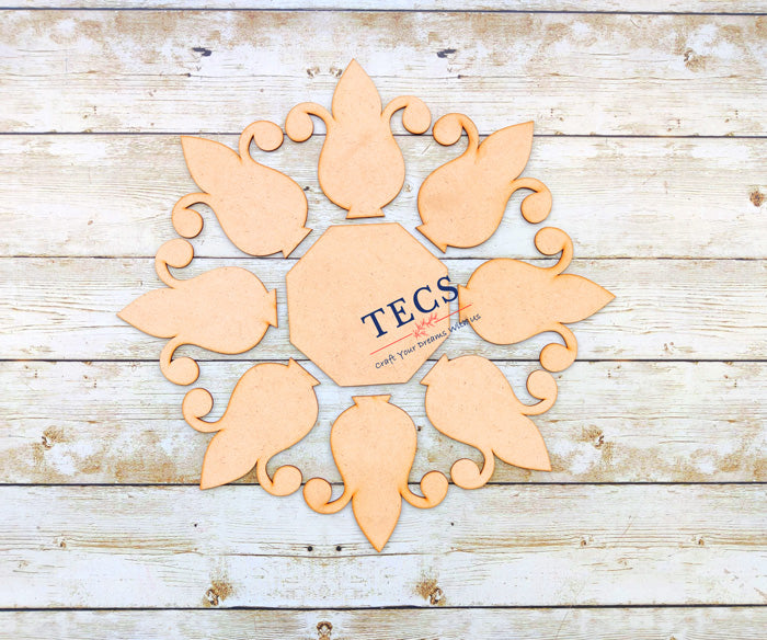 Kalash Rangoli Base 1