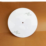 White Acrylic Clock Base