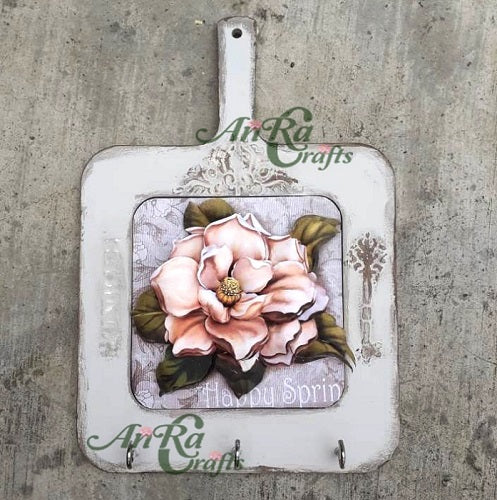 Tiled Chopping Board Key Holder