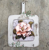 Tiled Chopping Board Key Holder