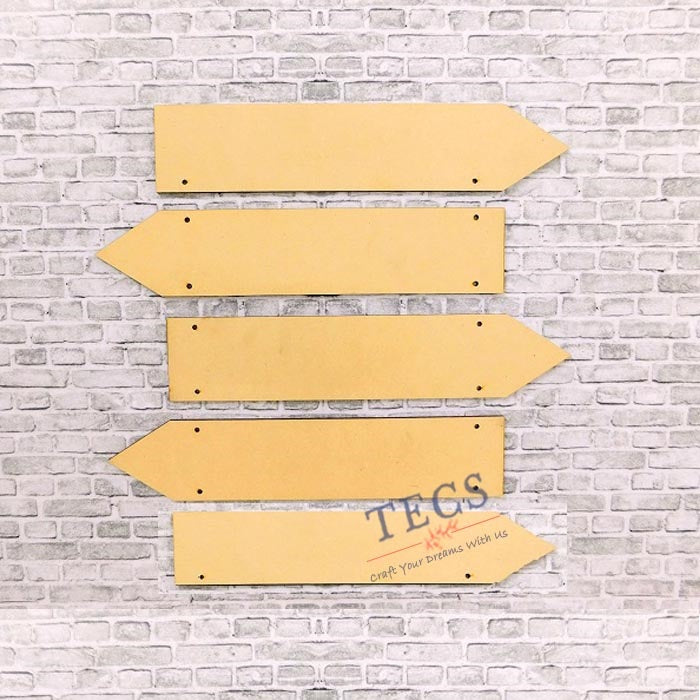 Arrow Plank Set Of 5