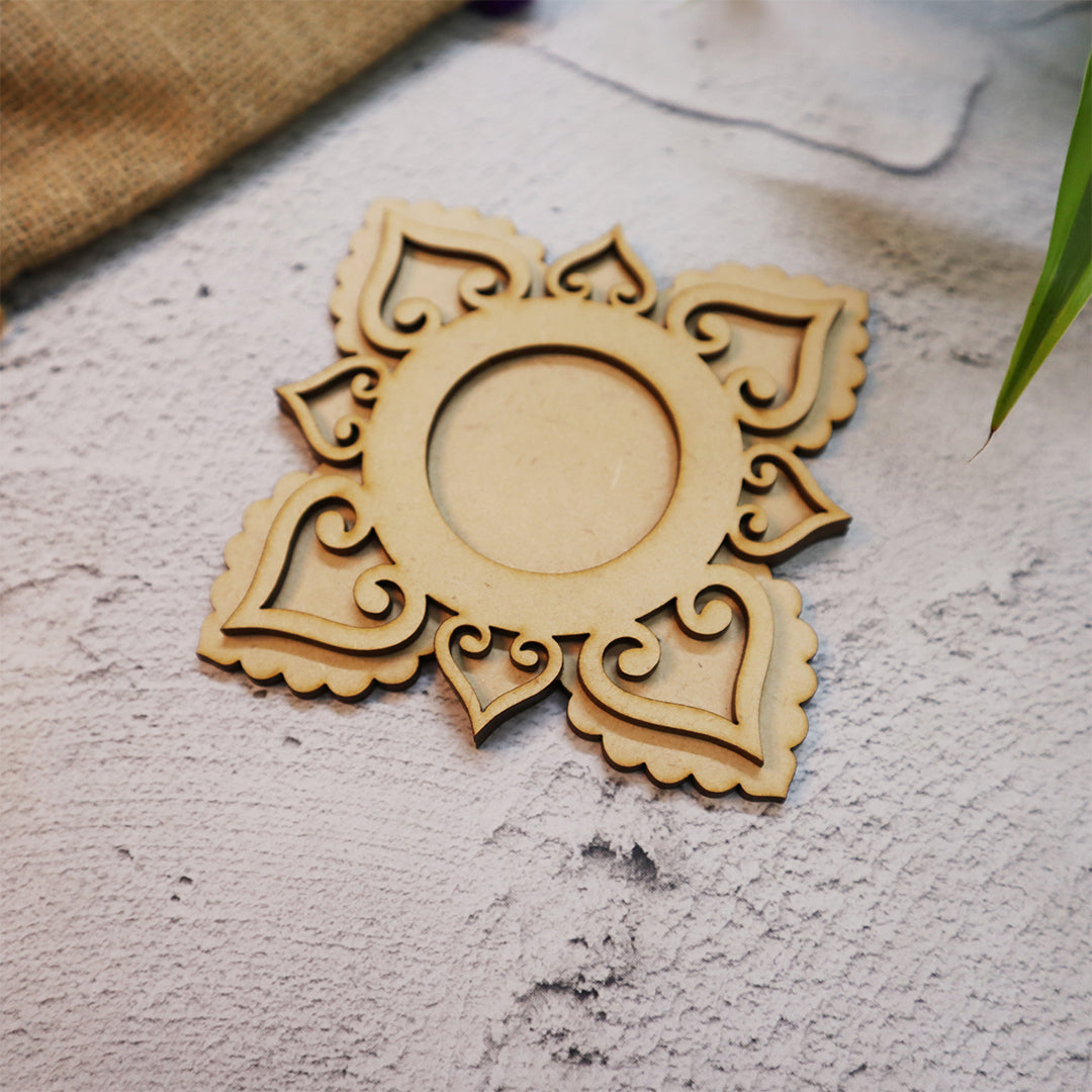 Chaukad T Light Candle Holder