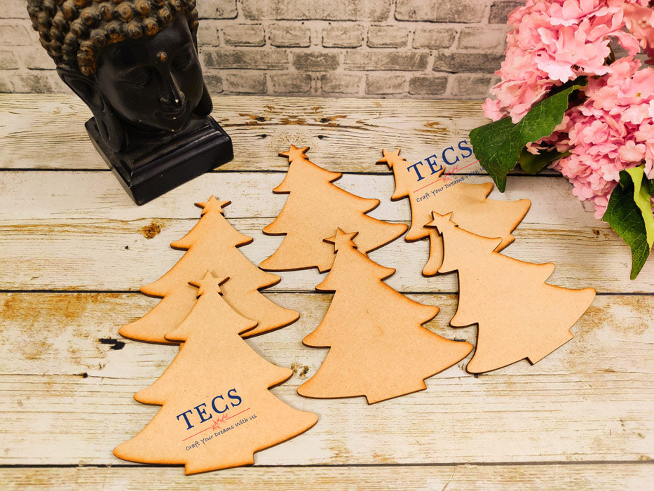 Christmas Tree Coasters with Stand