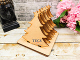 Christmas Tree Coasters with Stand