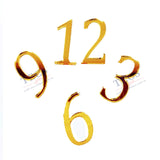 Clock Number In Gold Acrylic