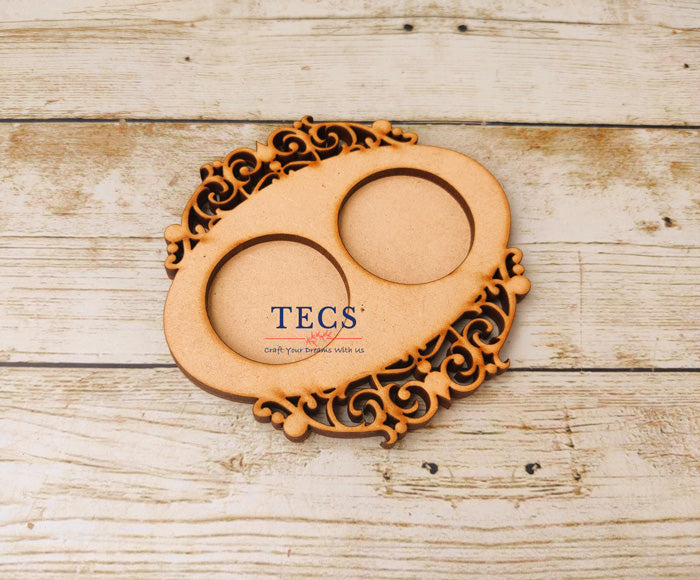 Vintage Oval Tea Light Candle Holder