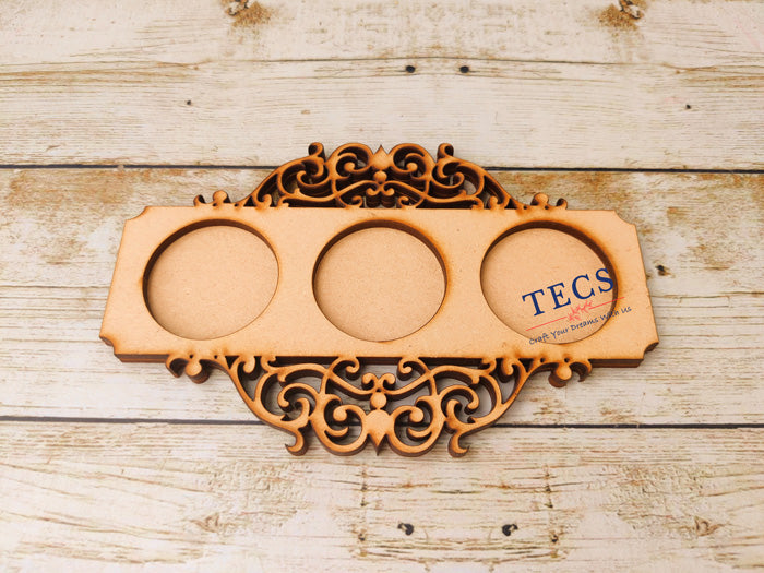 Vintage Rectangle Tea Light Candle Holder