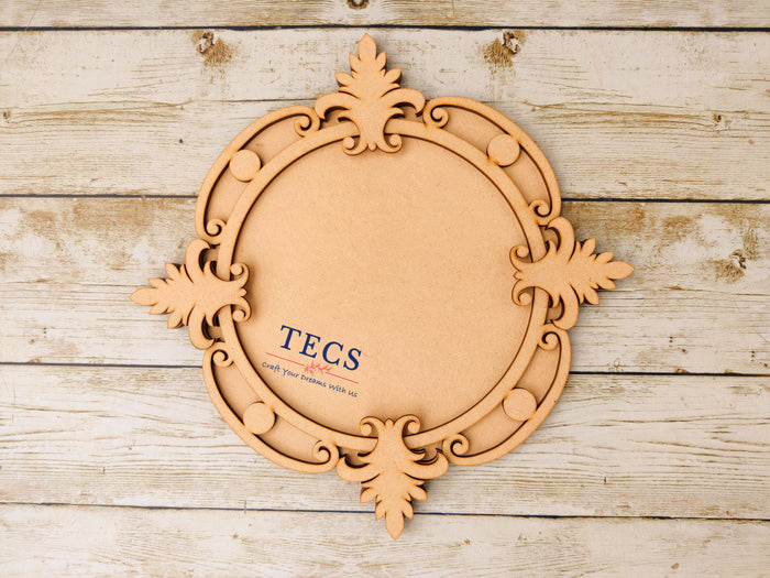 Circular Damask Platter