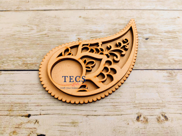 Intricate Paisley Tea Light Candle holder