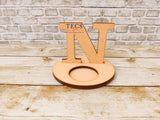 Monogram Tea Light Holder N