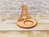 Monogram Tea Light Candle Holder A