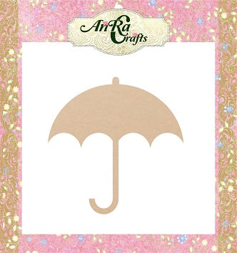 wooden cutouts umbrella shape