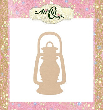 wooden cutouts lamp shape