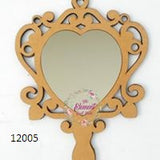 Hand Mirror Heart Shape
