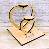 Double Hearts Ring Platter