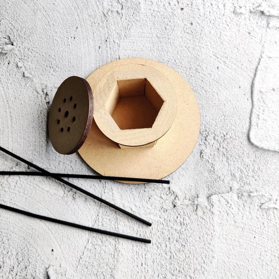 Hexagonal Incense Stick Holder