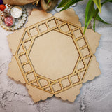 Octagonal Floral Pooja Thali Platter
