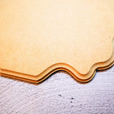 Vintage Blank Plank Plaque Pattern F