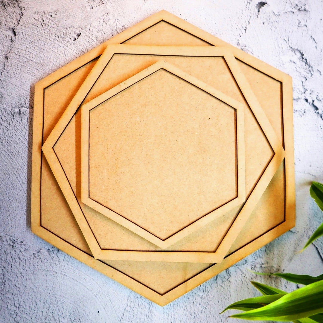 Hexagonal Wall Panel Set