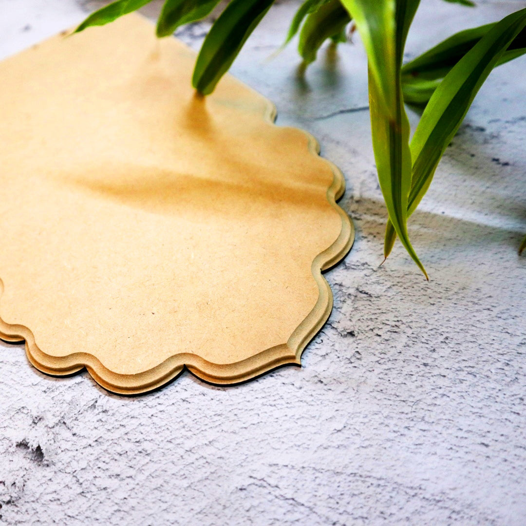 Vintage Blank Plank Plaque Pattern G