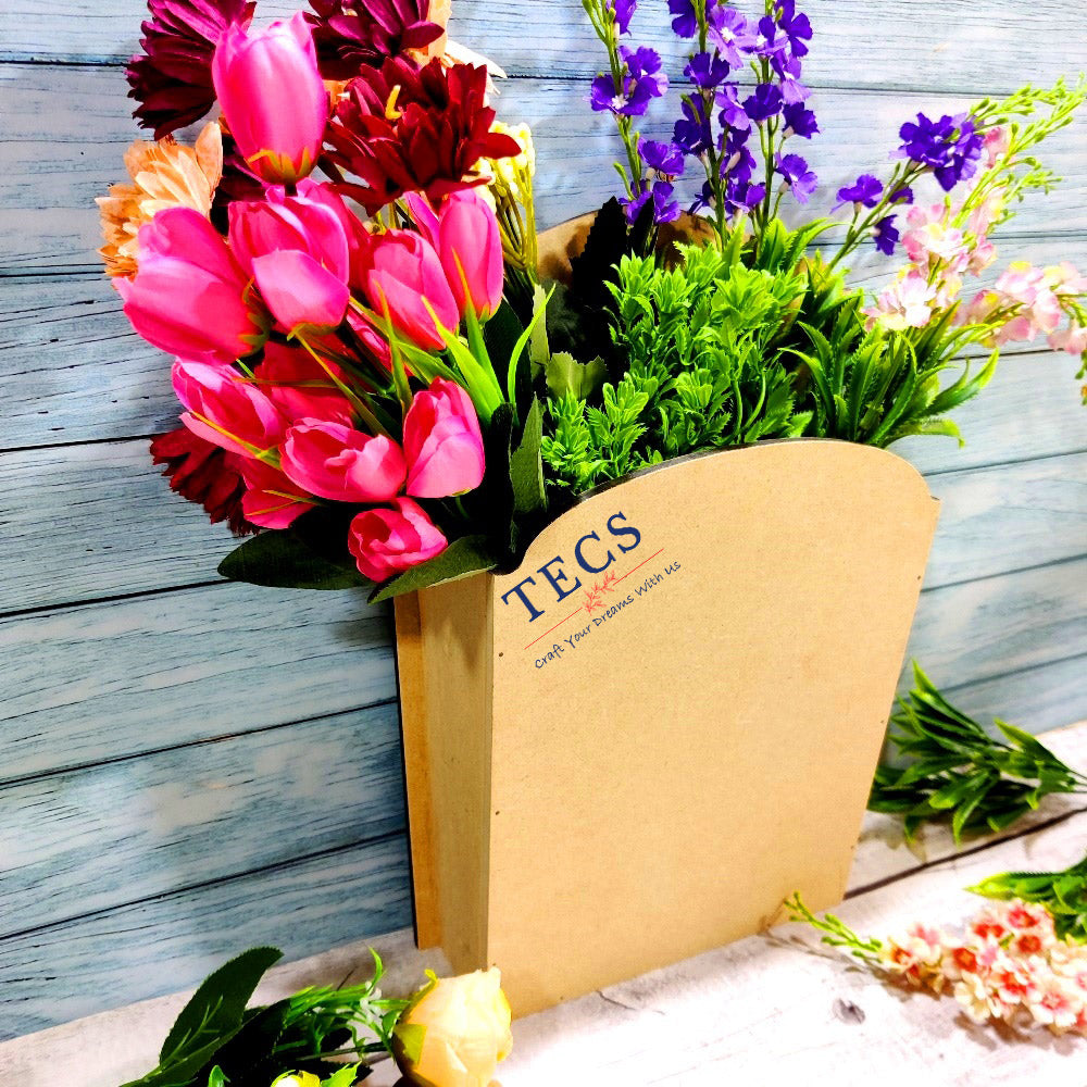 Slanted Wall Newspaper and Magazine Holder