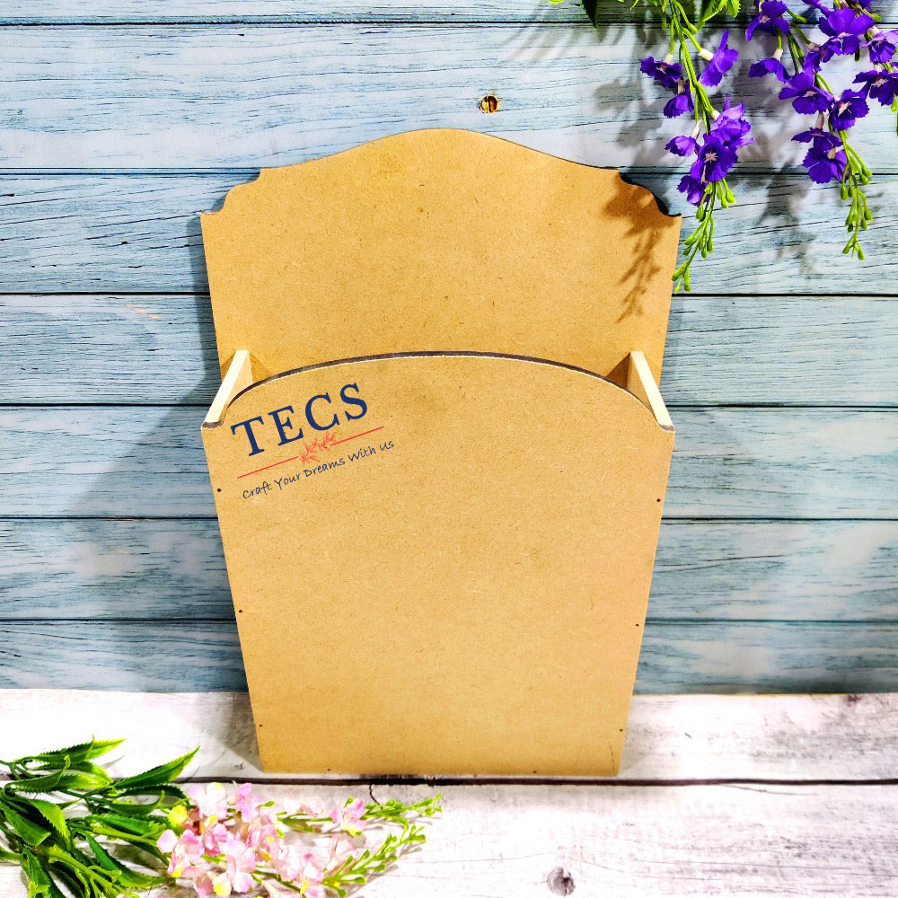 Slanted Wall Newspaper and Magazine Holder