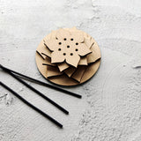 Magnolia Layered Incense Stick Holder