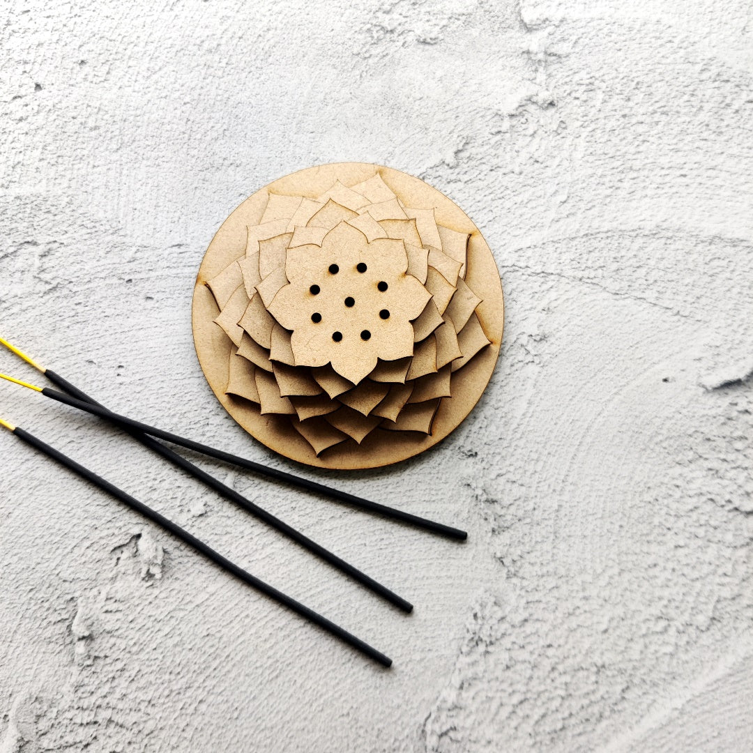 Lotus Layered Incense Stick Holder