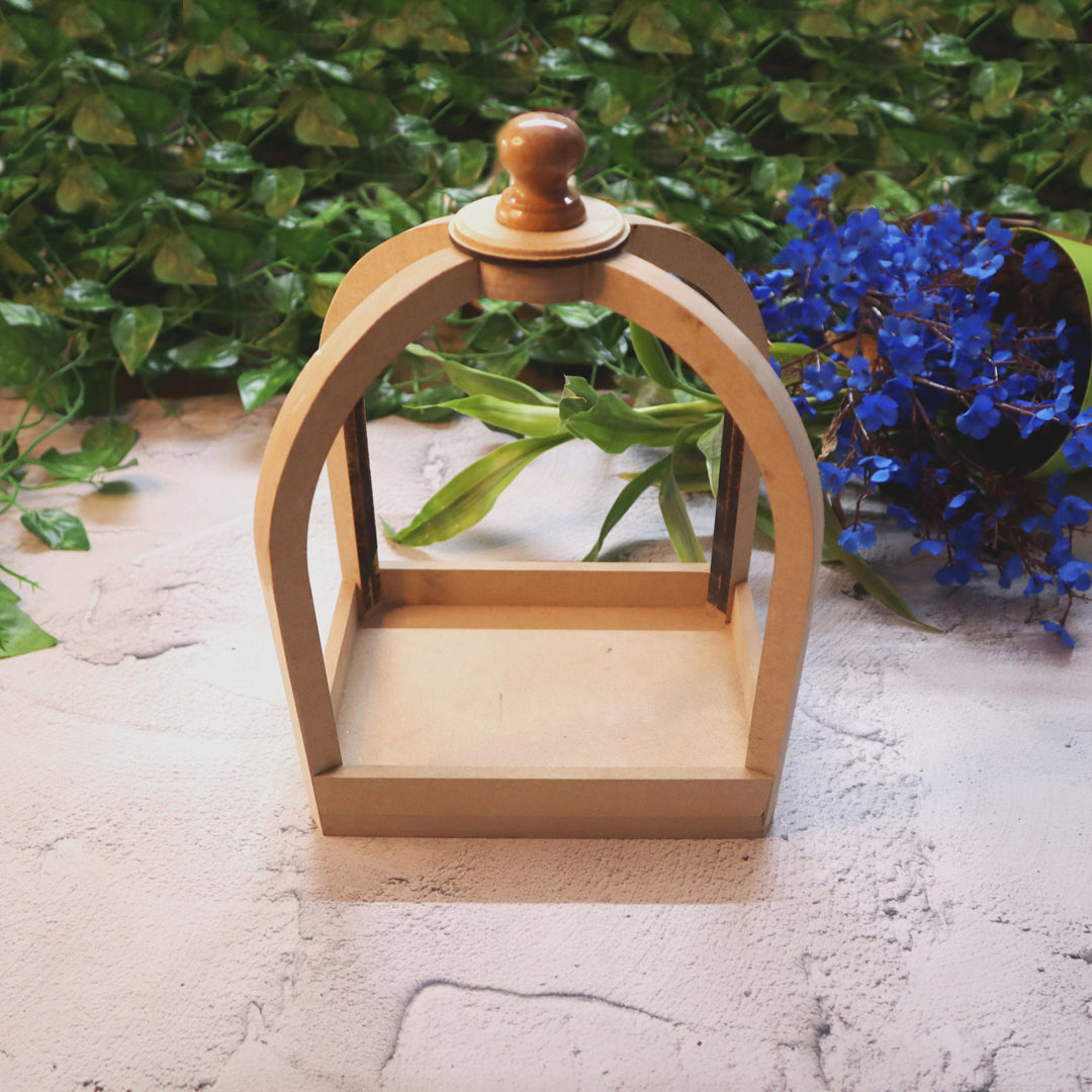 Victorian Arch Lantern with Tray