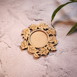 Leaves Circle T Light Holder