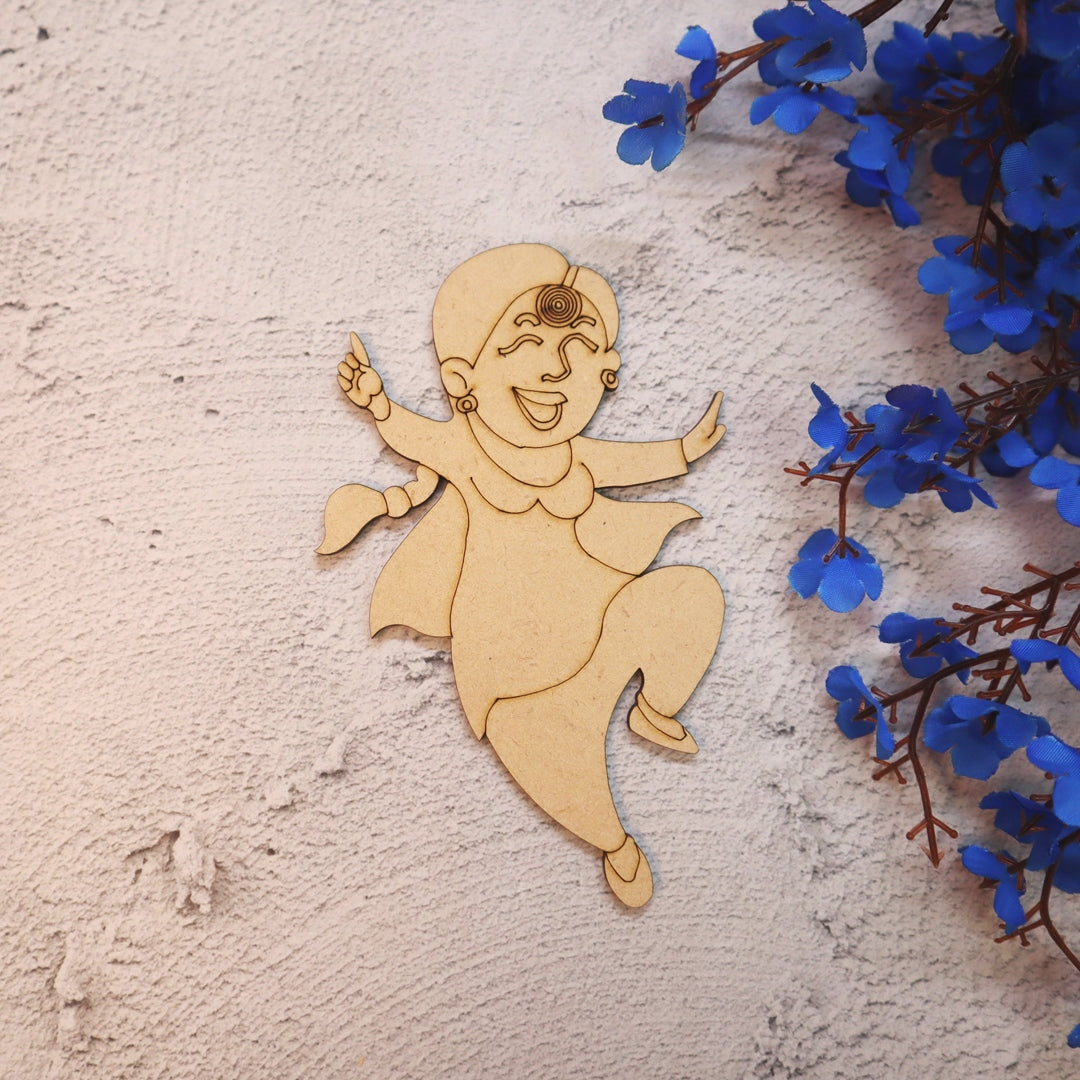 Punjabi Dance Giddha Fridge Magnet Cut Out