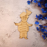 Punjabi Dholiya Fridge Magnet Cut Out