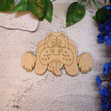 Cute Puppy Face Fridge Magnet Cutout