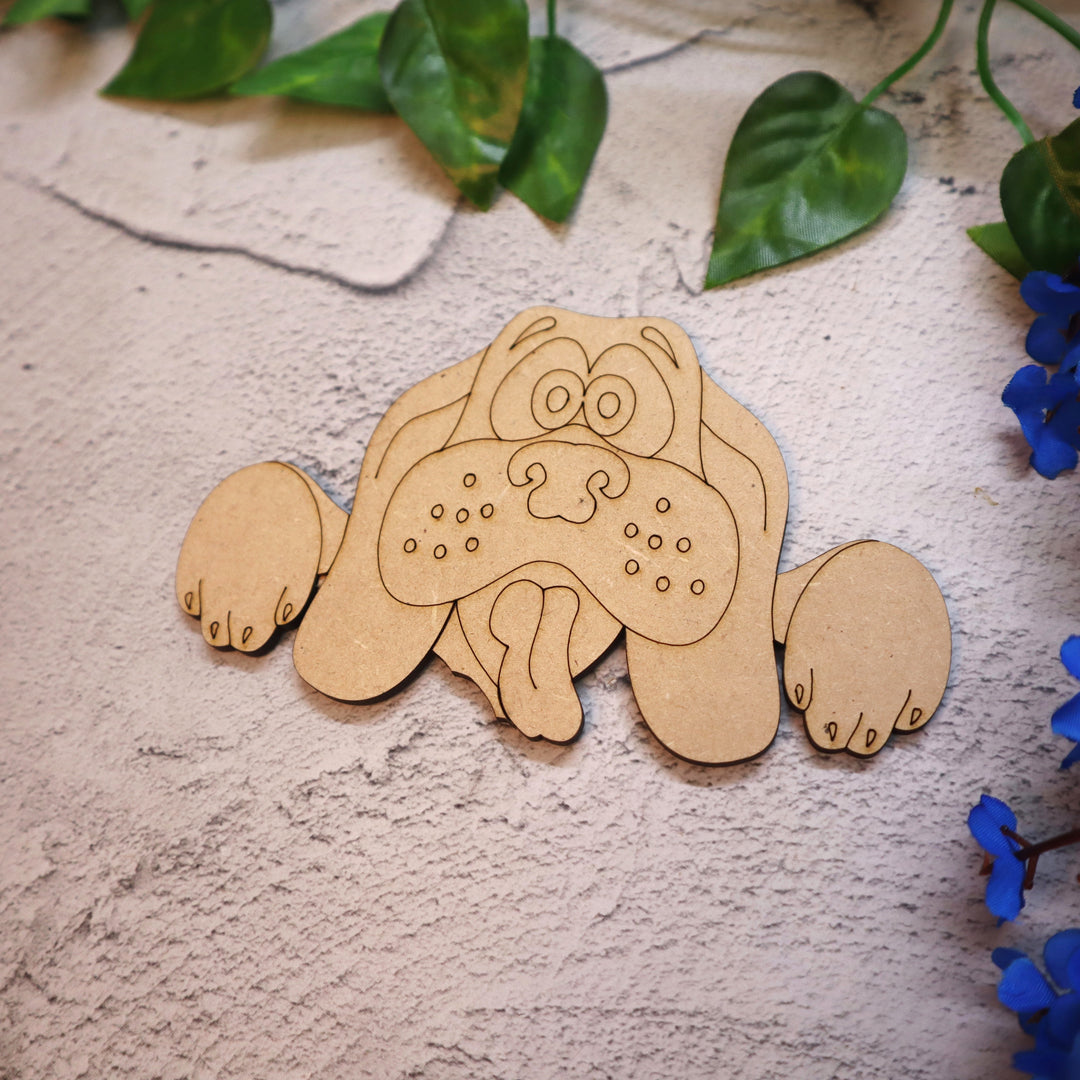 Cute Puppy Face Fridge Magnet Cutout