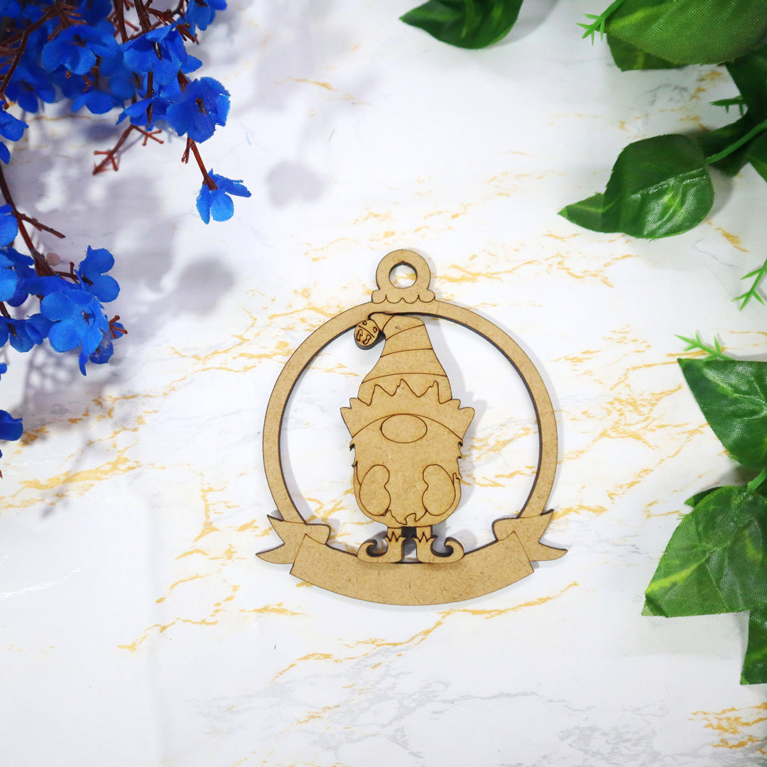 Santa Dwarf Christmas 3D Ornament D