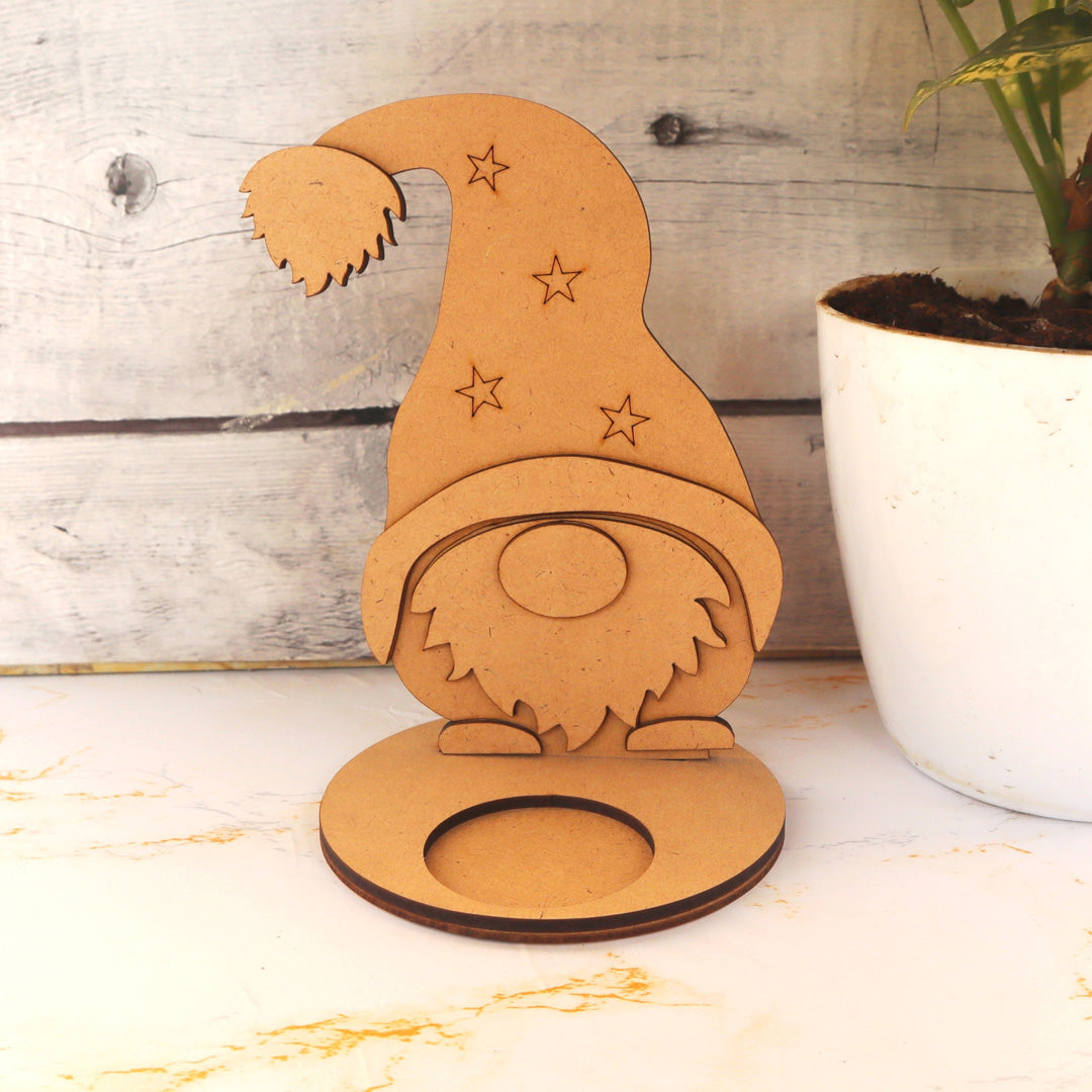 Cute Santa 3D Tea Light