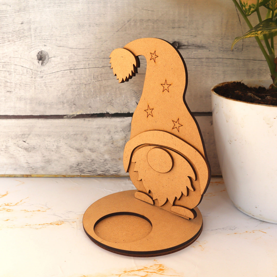 Cute Santa 3D Tea Light