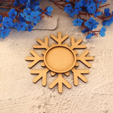 Snowflake Christmas Tea Light B