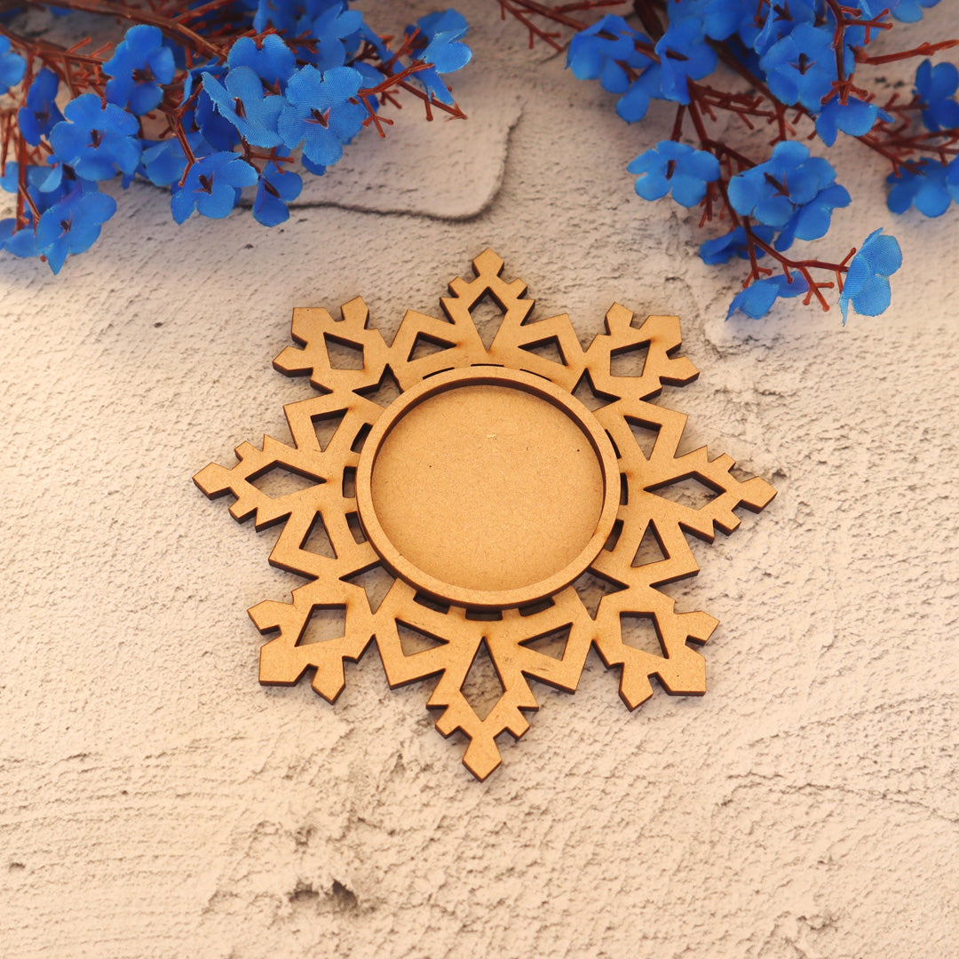 Snowflake Christmas Tea Light A