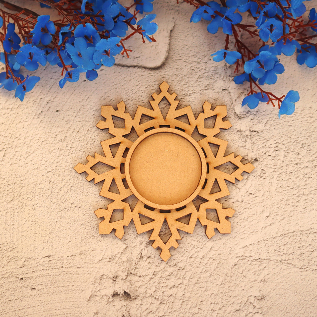 Snowflake Christmas Tea Light A