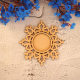 Snowflake Christmas Tea Light A