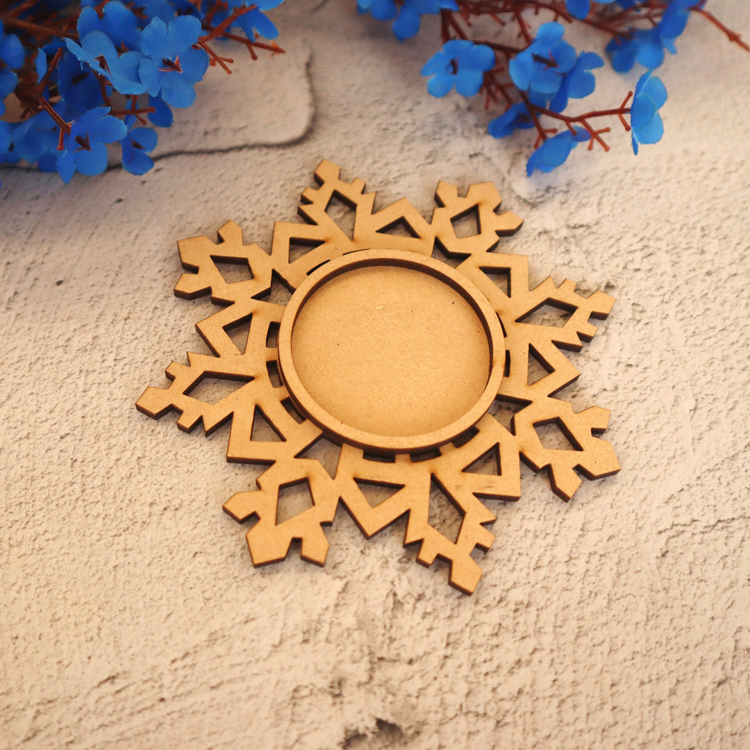 Snowflake Christmas Tea Light A