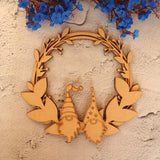 Beautiful Christmas Wreath 3D Decor