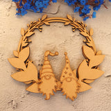 Beautiful Christmas Wreath 3D Decor