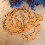 Beautiful Christmas Wreath 3D Decor