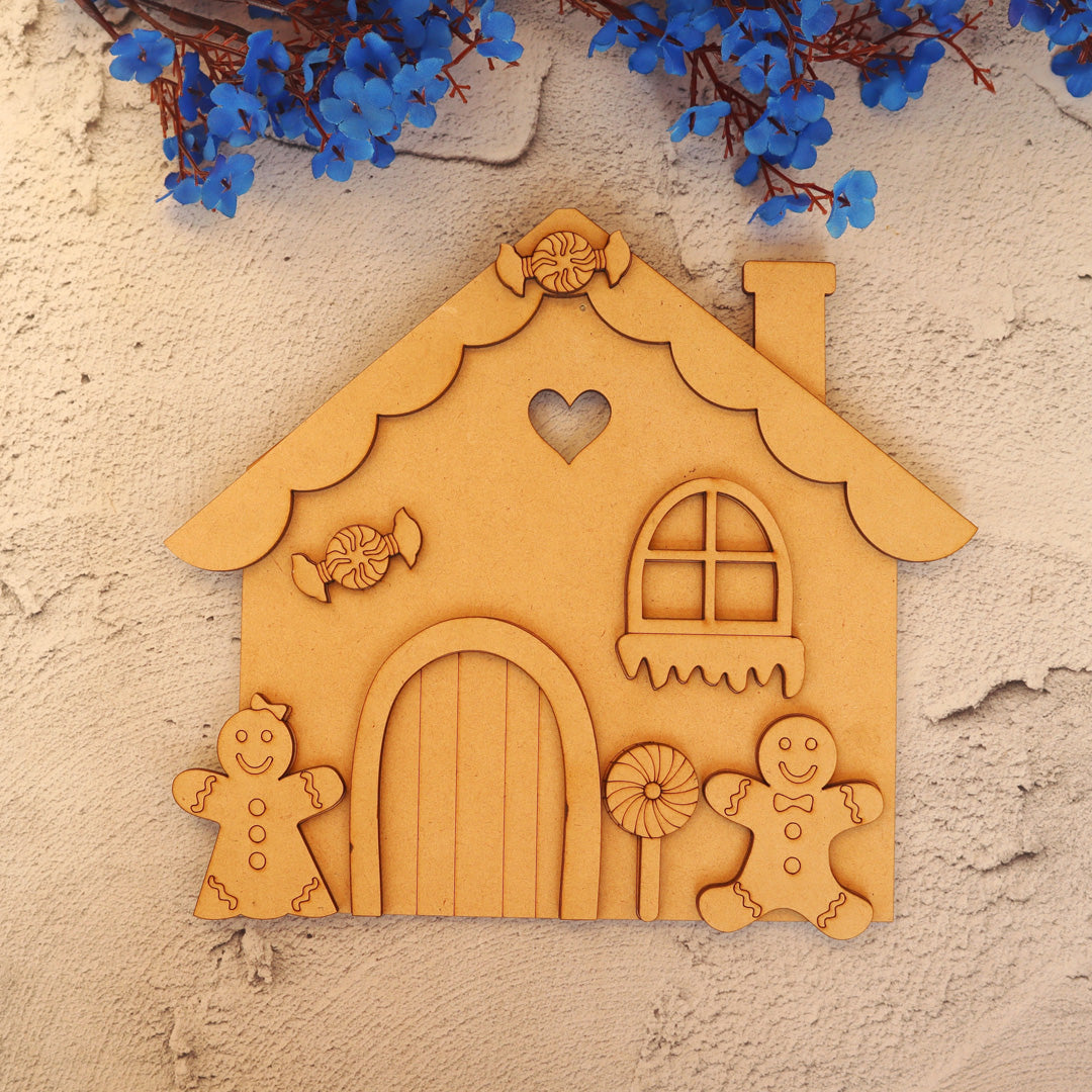 Ginger Bread House 3D Plank