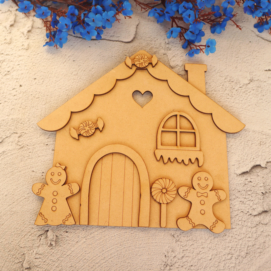 Ginger Bread House 3D Plank
